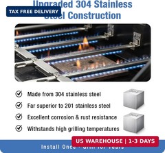 4Pack 304 Stainless Steel Adjustable Carryover Tubes – 5″-9.5″ Universal Crossov