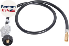 Propane Regulator with Hose, 4 Feet Griddle Propane Adapter Fits for Blackstone