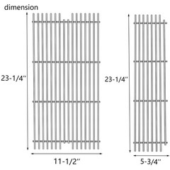 Tmozyar s911-1 Stainless Steel Grid grates Replacement for Viking VGBQ 30 in …