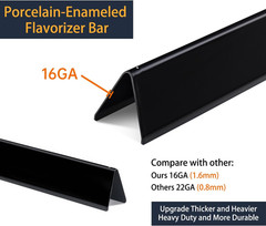 Grill Grates Flavorizer Bars Heat Deflectors Replacement for Weber Genesis 300