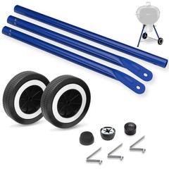 Front Leg Kit and Wheels for Weber Kettle Grills, Grill Parts for Weber 18” 2…