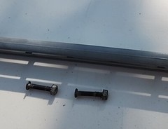 1990’s Weber Gas Grill Part – 25″ Long Plastic Handle w/Screws 3 Burner Grills