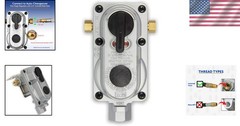 2-Stage Auto Changeover Propane Gas Regulator for RVs – Listed Safety