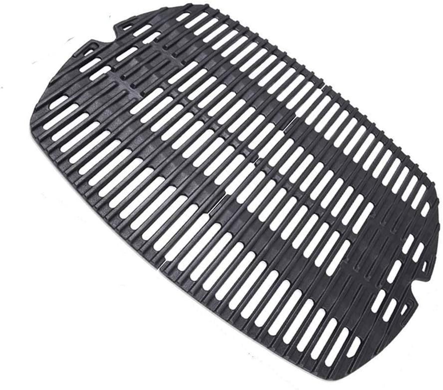 Uniflasy 7645 Cast Iron Cooking Grates for Weber Q200, Q220, Q2000, Q2400 Series