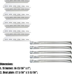 Parts Kit DG107 Replacement for Charmglow 720-0234,Nexgrill 720-0033,720-0234…