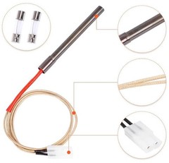 Fire Pot Burn Pot and Hot Rod Ignitor Kit, Heavy Duty Steel Fire Burn Pot wit…