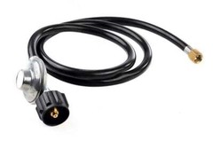 60″ (5ft) Low Pressure Regulator, QCC1 LP Tank for RV, 3 Burner Camp Chef Stove