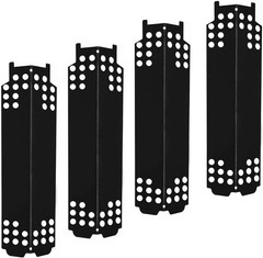 4-Pack CharBroil Compatible Grill Heat Plates | Durable Porcelain Steel Cover