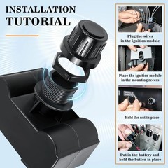 Complete 5 Outlet Charbroil Igniter Kit with Wires & Switch for Quick Grilling