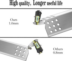 Heavy Duty BBQ Gas Grill Heat Tent Replacement – Set of 4 Stainless Steel Parts