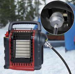 WADEO 7FT Propane Adapter Hose & Fuel Filter for Mr. Heater Buddy – Brand New