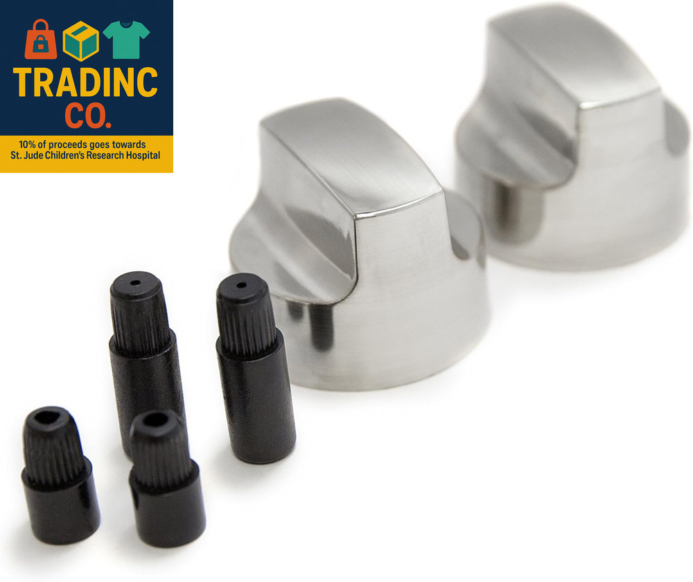 25960 Chrome Look Replacement Control Knobs Will Fit Large D Shaped Valve Stems