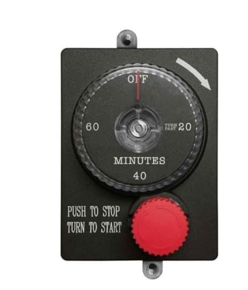 Firegear Mechanical 1-hour Timer with Emergency Shut-Off – ESTOP1-0H