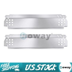 2PCS Stainless Steel Heat Plate Shields Parts For Nexgrill 720-0864 Gas Grill