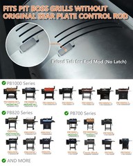Flame Broiler Adjusting Bar for Pit Boss Sear Plate Mod – Upgrade Kit for Non…