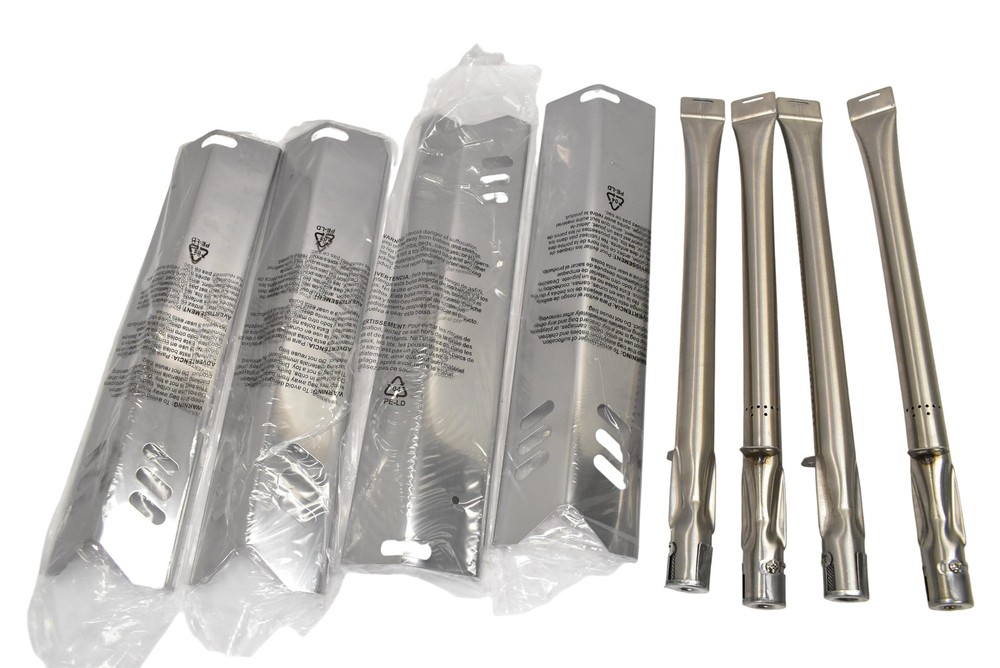 Cridtpid Flavor Bar Grill Part 4-Pack Stainless Steel Silver