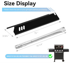 GR2215120-OG-00 Grill Replacement Parts for Outdoor Gourmet 4 Burner GR2215101..
