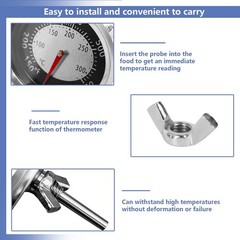 60070 Grill Temperature Gauge Replacement For Weber Q