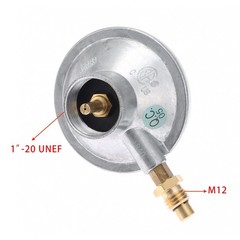 1 Pound Propane Low Pressure Gas Grill Regulator Valve Adjustable Control Kit