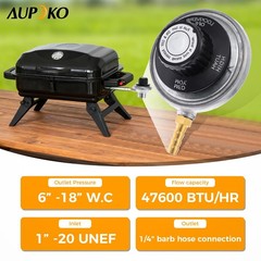 Aupoko Low Pressure One Pound Propane Tank Gas Regulator Valve, Portable…
