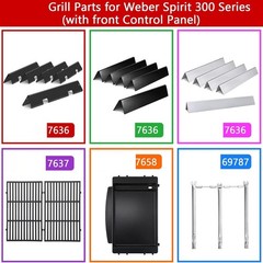 69787 Grill Burner Tube Set for Weber Spirit E-310 GS4 II 300 304 Stainless