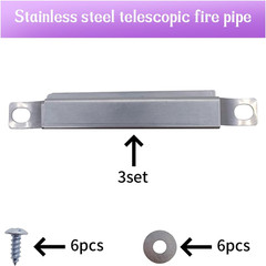 Carryover Crossover Tube 3PCS KC624 BBQ Grill Parts Stainless Steel Burner Repla