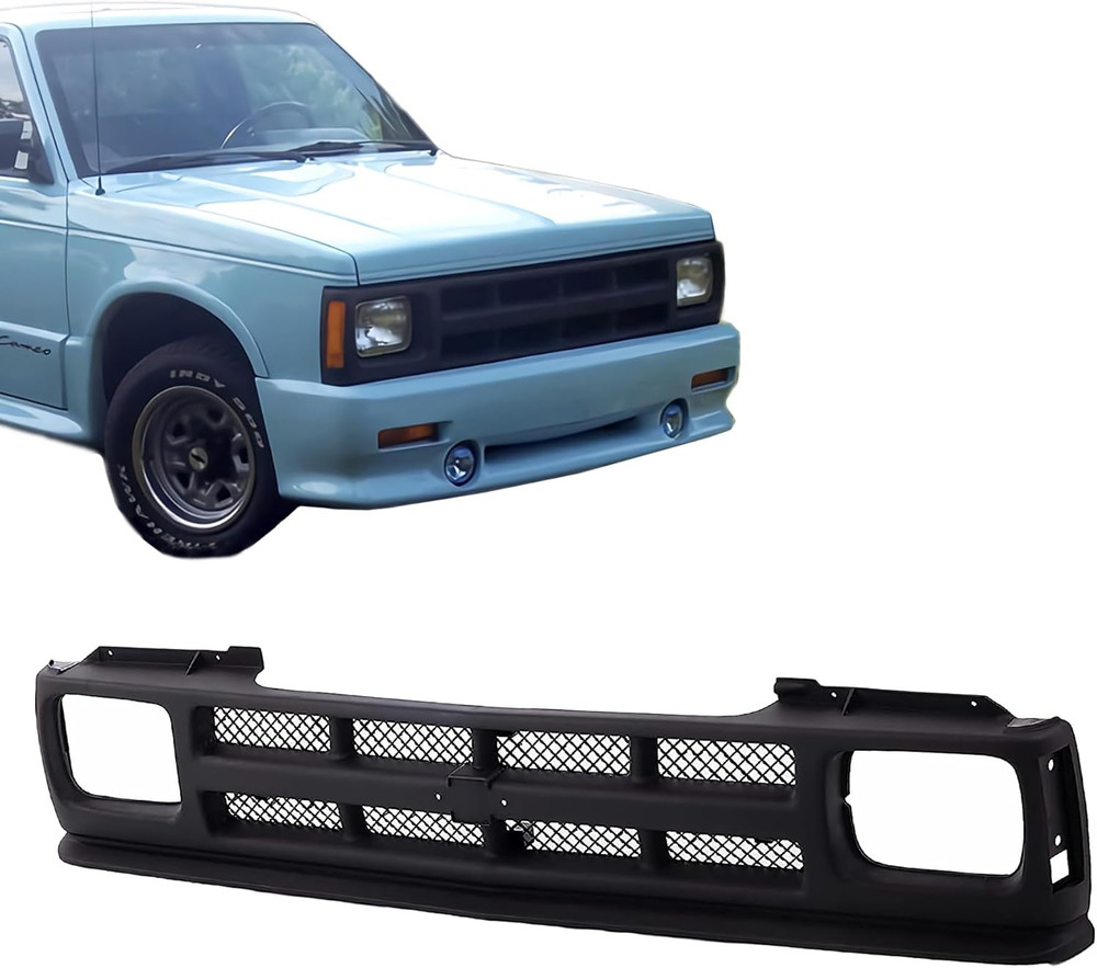 Replacement Parts Front Grill Grille Assembly with Black Shell with Black Insert