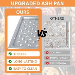 Ash Pan Replacement Parts for Americana Charcoal Grill Walk-A-Bout, Swinger, Siz