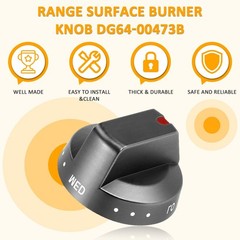 DG64-00473B Compatible for Samsung Oven Knobs Replacements NX58M6850SG NX58H5…