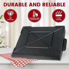 Griddle for Gas Grill, 23″ X 16″ Universal Cast Iron Griddle Insert for Weber…