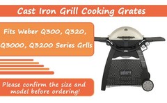 7584 7646 Grill Grates for Weber Q3200 Q300 Q3000 Q3100 Q320 57060001 586002