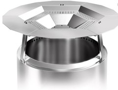 Heat Deflector for Solo Stove Bonfire 19.5’’ – Upgraded 304 Stainless Steel Port