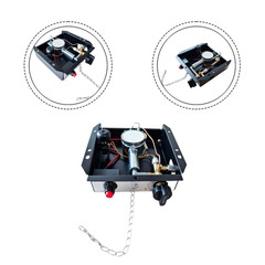 Stove Head Accessory Control Box Pyramid Design Multiple Mounting Holes